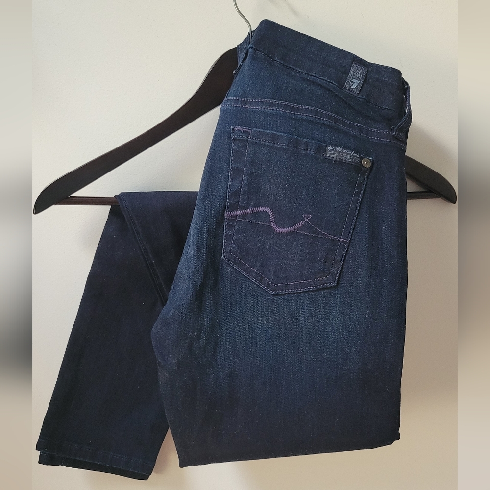 7 For All Mankind jeans gwenevere Size 26 Dark Denim
